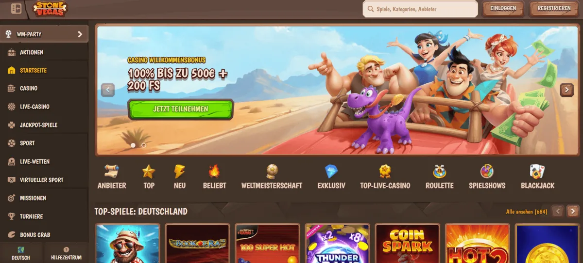 Stone Vegas homepage sportwetten mit giropay